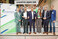 v.l.n.r.: Sascha Rohn (TU Berlin), Jenny Wagner (FFG), Peter Schmidt (FL), Veronika Killian (FL), Thomas Schubert (BMH), Katrin Metka (BMH), Alina Nietsch (FFG), Doreen Sparborth (FFG), Daniel Keller (Minister fr Wirtschaft), Henrik Staar (Gut Hirschaue)