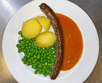 Nun Teil der Schulverpflegung: Schafsbratwurst von extensiv gehaltenen Weideschafen.