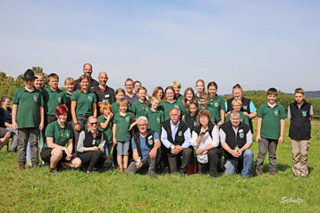 NRW-Team bei der Jungzüchtermeisterschaft in Detmold 2023.