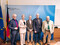 Austausch mit Staatssekretrin Silvia Breher (v.l.): Dr. Stefan Vll, Silvia Breher, Achim Jilg, Alfons Gimber und Josef Baumann.