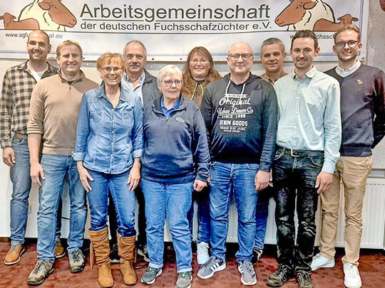 Das neue Team der AG Fuchsschaf.
