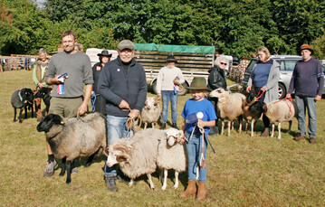 Mr. Warder, Wollsieger und Mrs. Warder 2025.