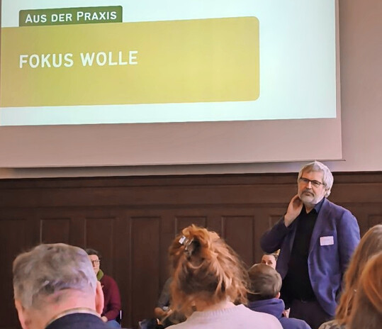 Axel Vogel, ehemaliger Minister fr Landwirtschaft, Umwelt und Klimaschutz in Brandenburg, erffnete die Veranstaltung.