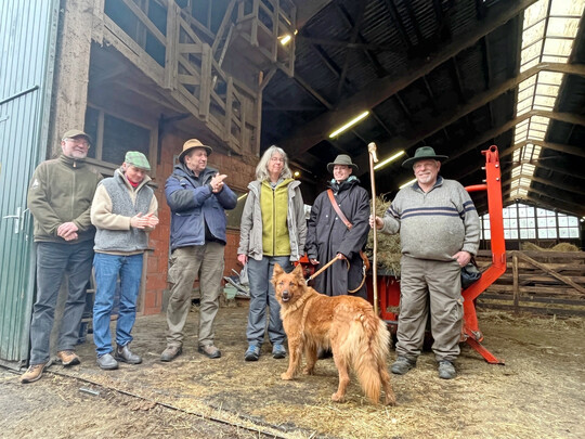 Auftakt der Reise des Hirtenstabes bei der GEH in T�tsberg.