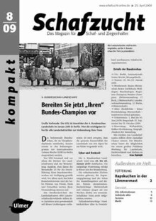 Cover Schafzucht 08/2009