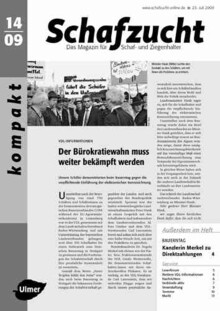 Cover Schafzucht 14/2009