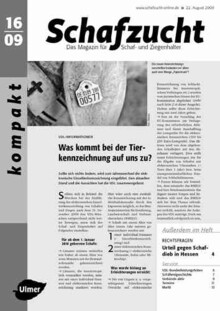 Cover Schafzucht 16/2009