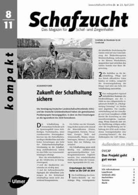 Cover Schafzucht 08/2011