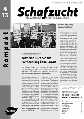 Cover Schafzucht 04/2013