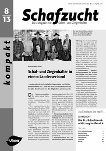 Cover Schafzucht 08/2013