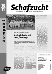 Cover Schafzucht 10/2011