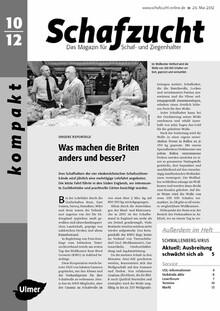 Cover Schafzucht 10/2012