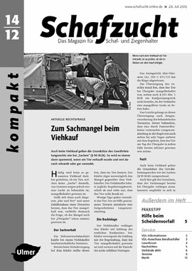 Cover Schafzucht 14/2012