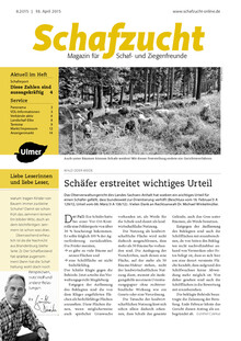 Cover Schafzucht 08/2015