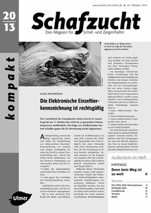 Cover Schafzucht 20/2013