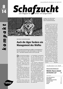 Cover Schafzucht 08/2014
