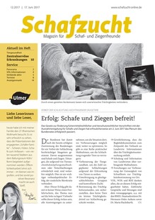Cover Schafzucht 12/2017