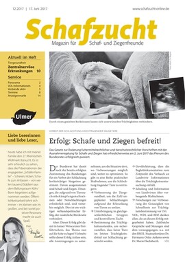Cover Schafzucht 12/2017