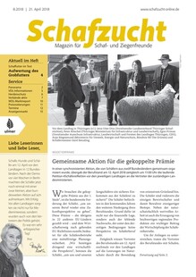 Cover Schafzucht 08/2018