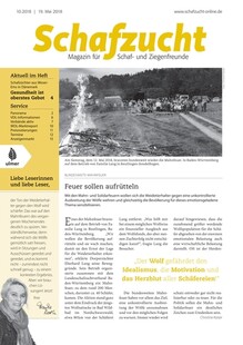 Cover Schafzucht 10/2018