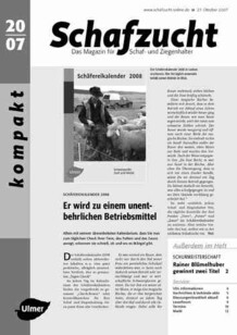 Cover Schafzucht 20/2007