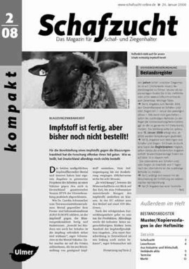 Cover Schafzucht 02/2008