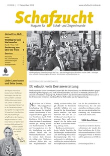 Cover Schafzucht 22/2018