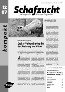 Cover Schafzucht 12/2007