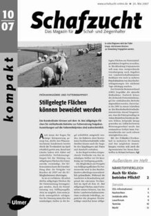 Cover Schafzucht 10/2007