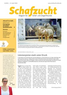 Cover Schafzucht 08/2020