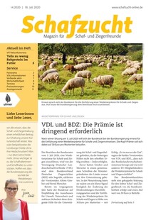 Cover Schafzucht 14/2020