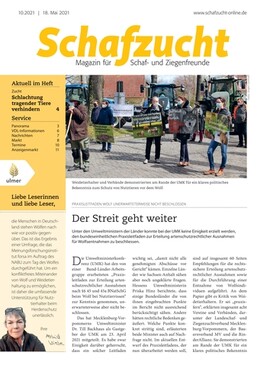 Cover Schafzucht 10/2021