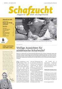 Cover Schafzucht 08/2019