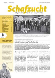 Cover Schafzucht 10/2019