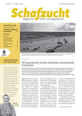 Cover Schafzucht 16/2019