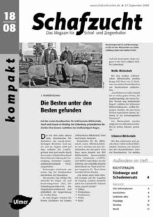 Cover Schafzucht 18/2008