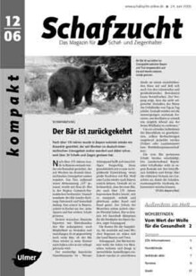 Cover Schafzucht 12/2006