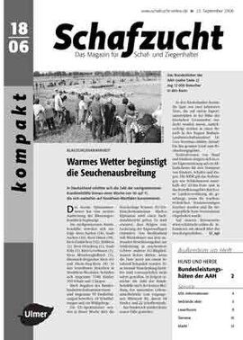 Cover Schafzucht 18/2006