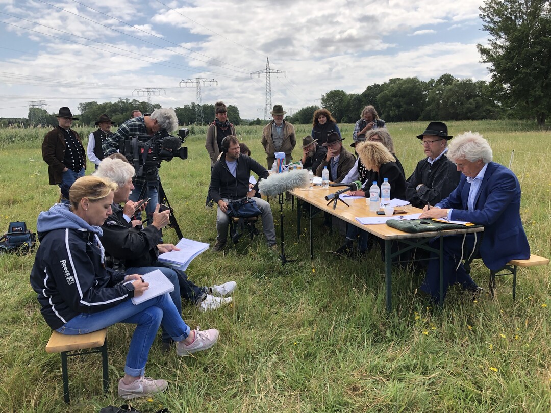 VDL-Pressekonferenz am 10.7.2019 in Mrkisch-Wilmersdorf.