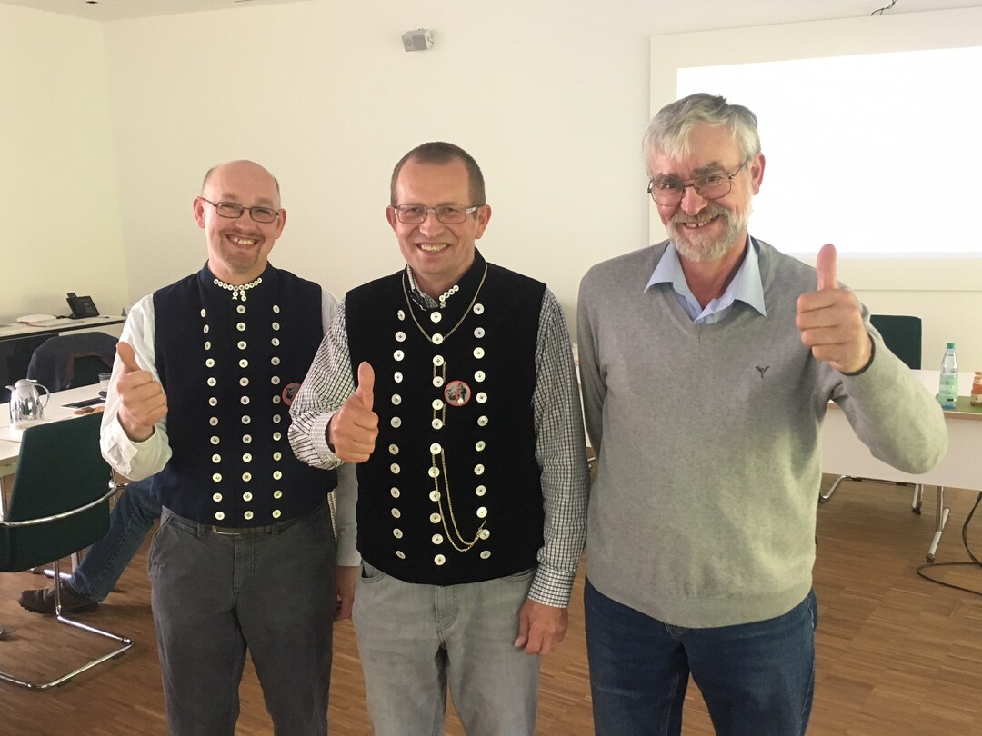 Ingo Stoll (Mitte) ist neuer Sprecher der VDL-Abteilung Berufsschfer. Stellvertreter wurden Wendelin Schmcker (l.) und Hubertus Dissen.