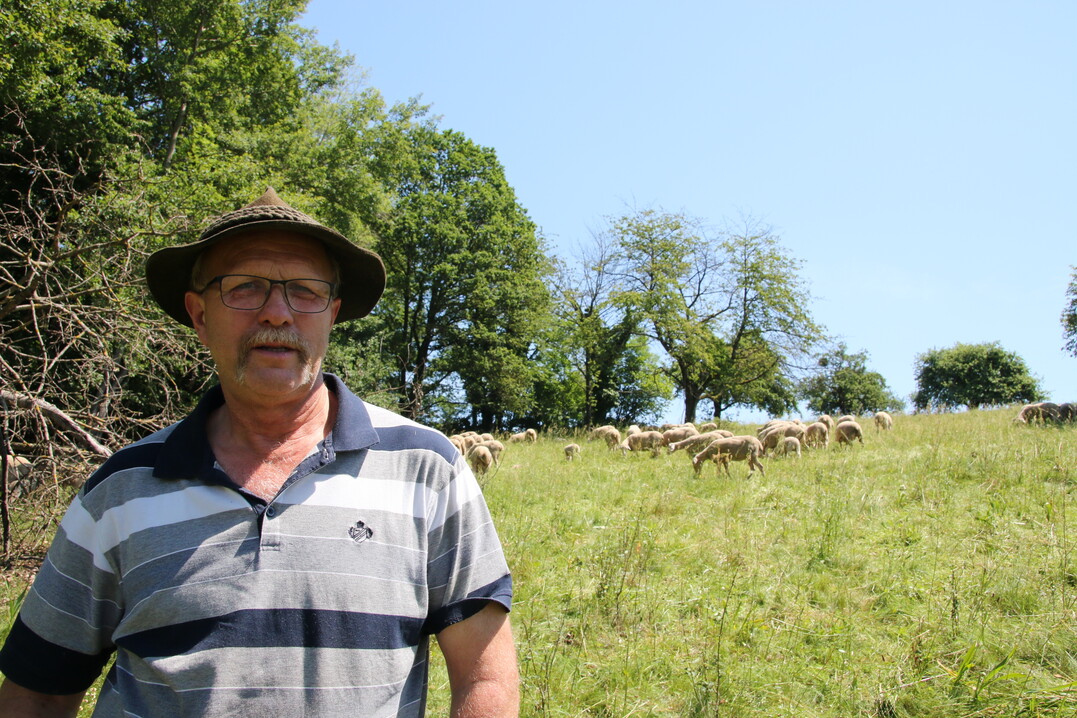 Alfons Gimber, Vorsitzender der VDL: "Wir setzen uns fr das Tierwohl unserer Weidetiere ein."
