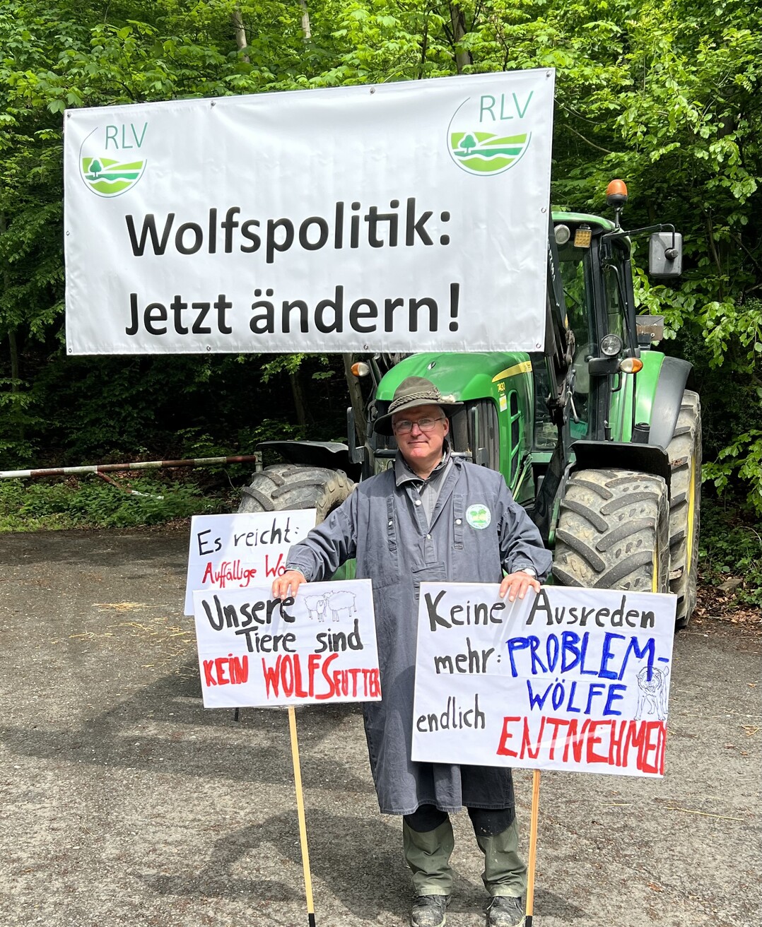 Werner Neumann, Zweiter VDL-Vorsitzender, bei der UMK-Kundgebung.