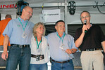 Organisatoren und Moderatoren der Schurmeisterschaft (v. li.): Michael
Gertenbach, Anette Wohlfarth, Fred Wachsmuth und Berthold Majerus.