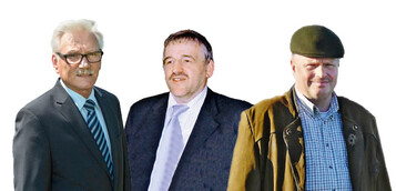 V.l.n.r. Jrgen Lckhoff, Bernd Merscher, Josef Baumann