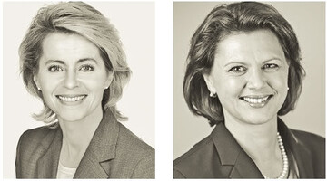 Dr. Ursula von der Leyen, Bundesministerin fr Arbeit und Soziales, und Ilse
Aigner,
Bundesministerin fr Ernhrung, Landwirtschaft und Verbraucherschutz.
