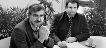 AK-Vorsitzender Hubertus Dissen und VDL-Vorsitzender Peter Reuter bei der Vorbesprechung zum Runden Tisch.