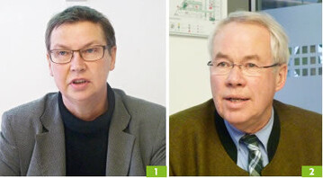 Bild 1: Dr. Karin Schwabenbauer,
Unterabteilungsleiterin BMELV,
referierte zu Tierschutzfragen.
Bild 2: VDL-Vorsitzender Carl
Lauenstein moderierte die Arbeitssitzung
von VDL und WDL.