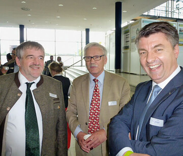 Bernd Merscher (BDZ), Jrgen Lckhoff (VDL) und Lars Jger (Messe Berlin).