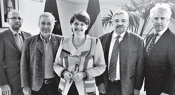 Von links: Dr. Hans Peter Schons (ADT) Joseph Grasegger (BHG), Dr.