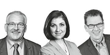 V.l.n.r.: Dr. Wilhelm Priesmeier (SPD), Katherina Reiche (CDU), Dr. Gerd Mller (CDU/CSU)